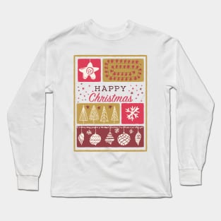 Fun Christmas Card Design Long Sleeve T-Shirt